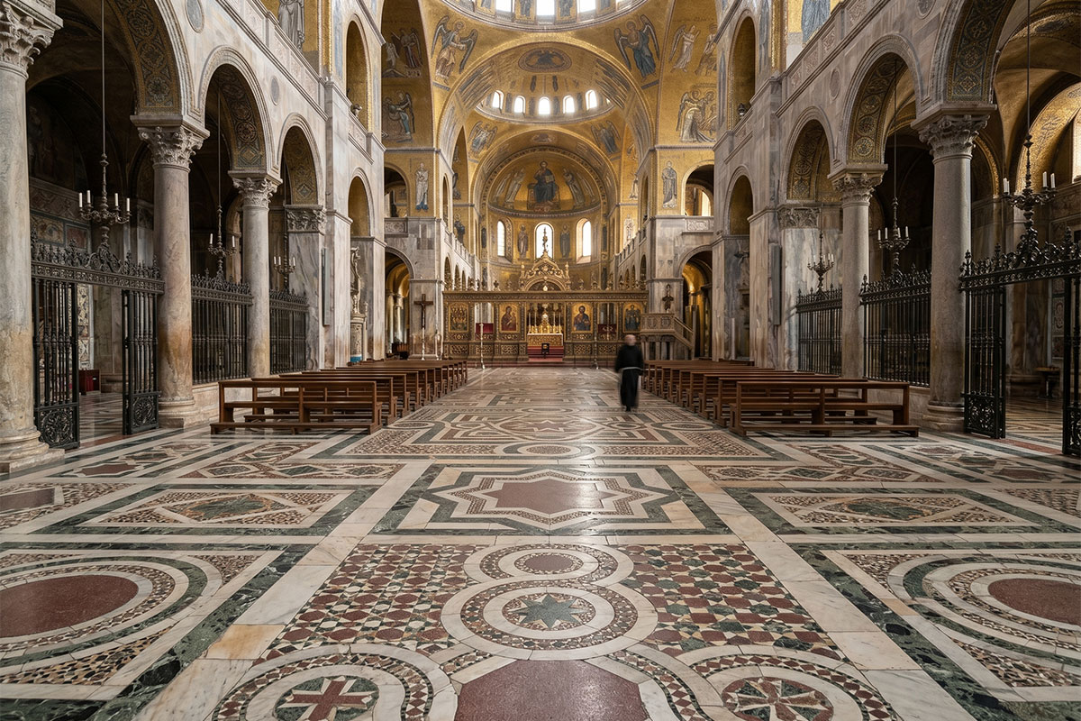 The Marble Floors of St. Mark’s: Geometry of Faith