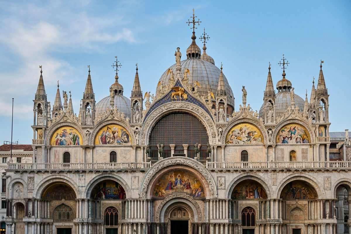 The Architectural Wonders of St. Mark\'s Basilica: A Closer Look
