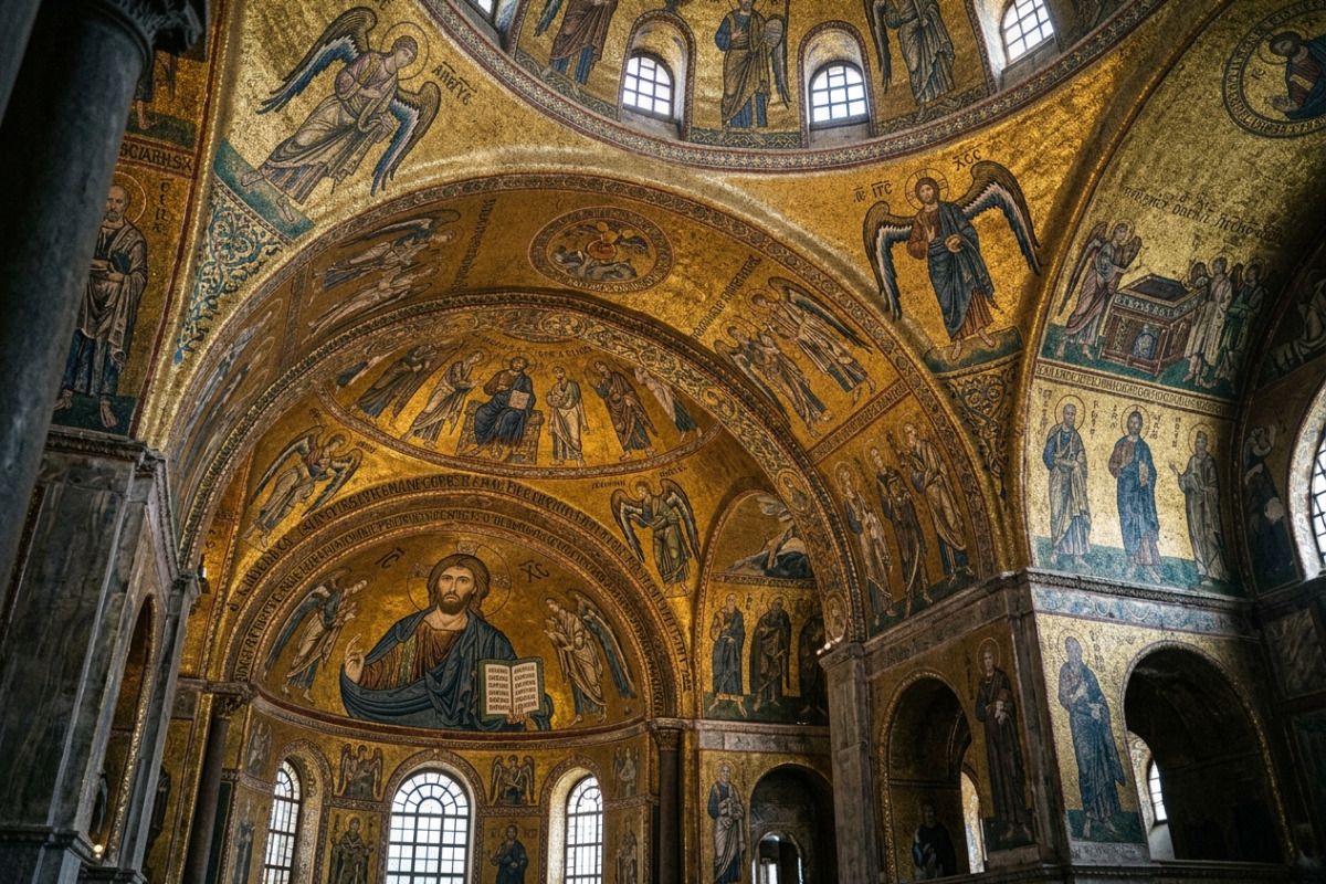 The Enigmatic Mosaics of St. Mark\'s Basilica