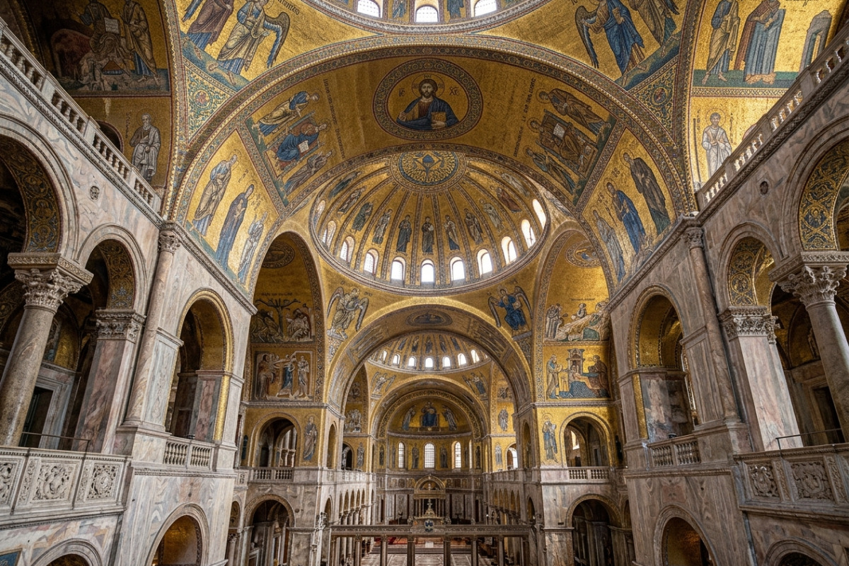 The Sacred Symphony of St. Mark\'s Basilica: An Architectural Marvel